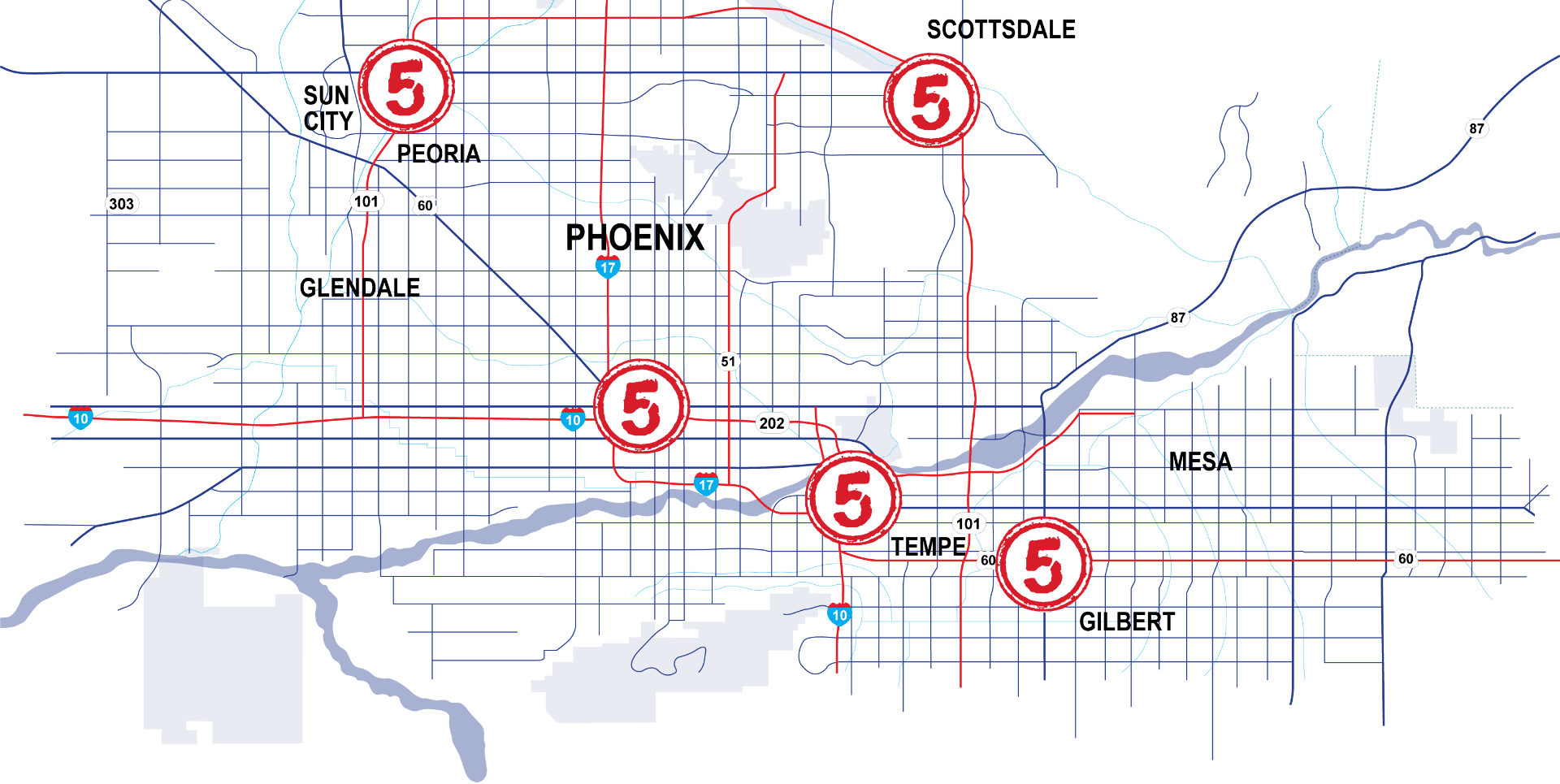 FIVE Map 2024