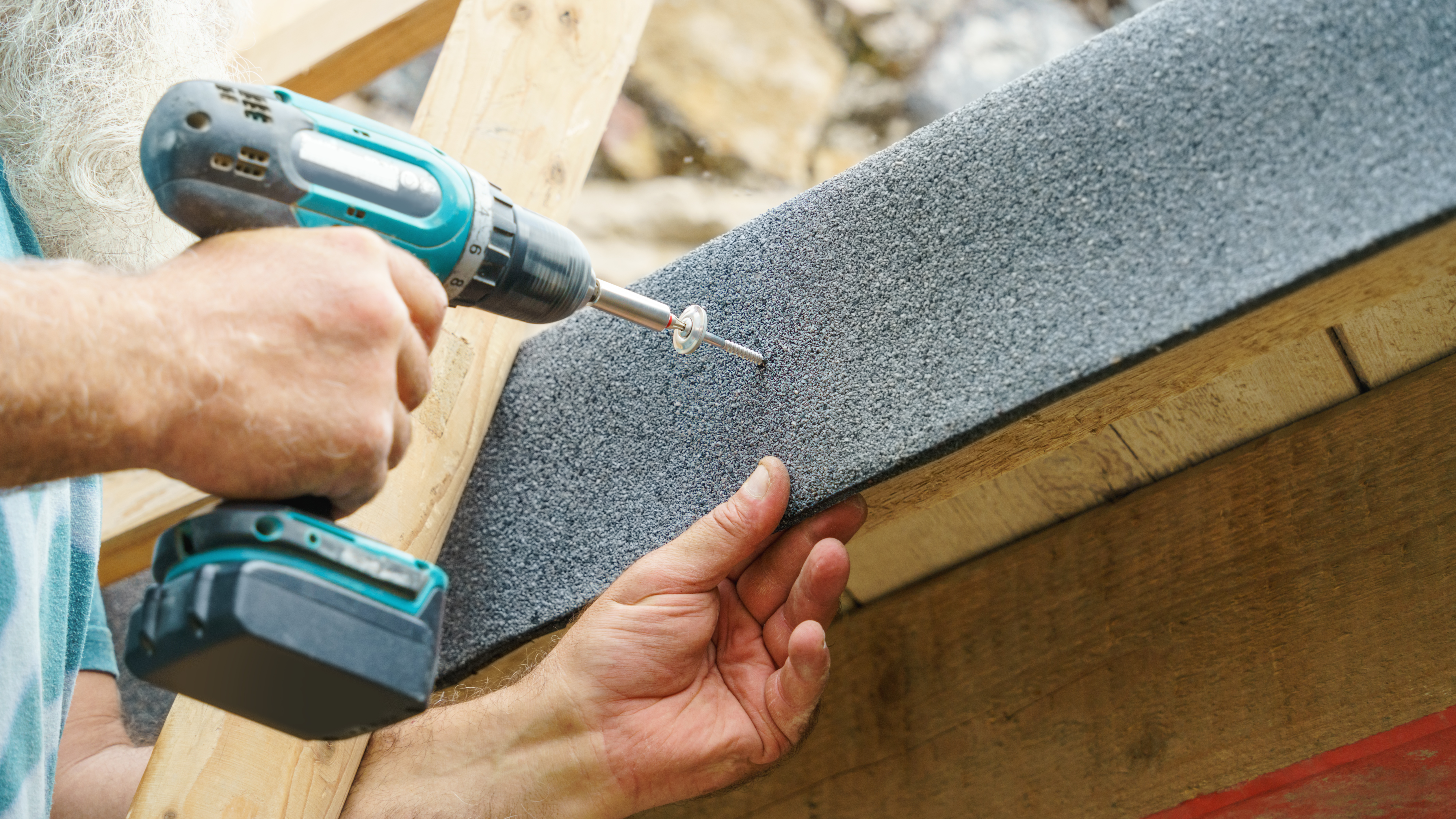 Screw On The Roofing Felt