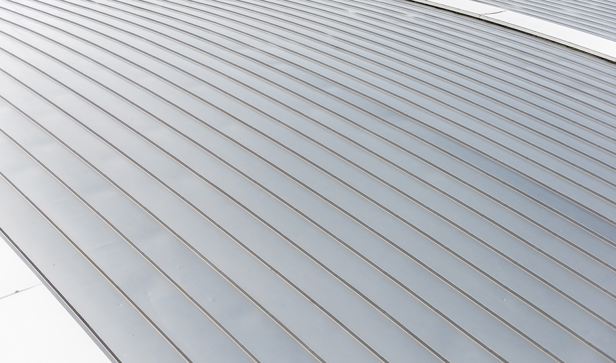 Aluminum Sheet Roof Background