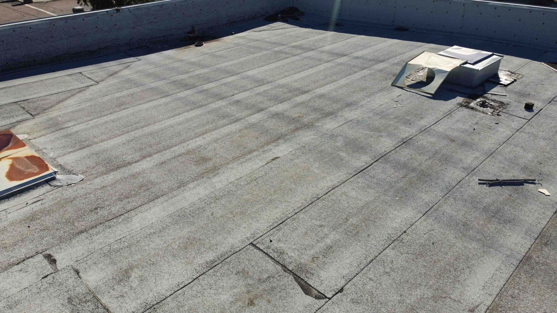 emergency flat roof repair scaled