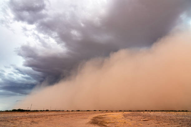 Haboob Dust Storm In The Arizona Desert During Monsoon Season