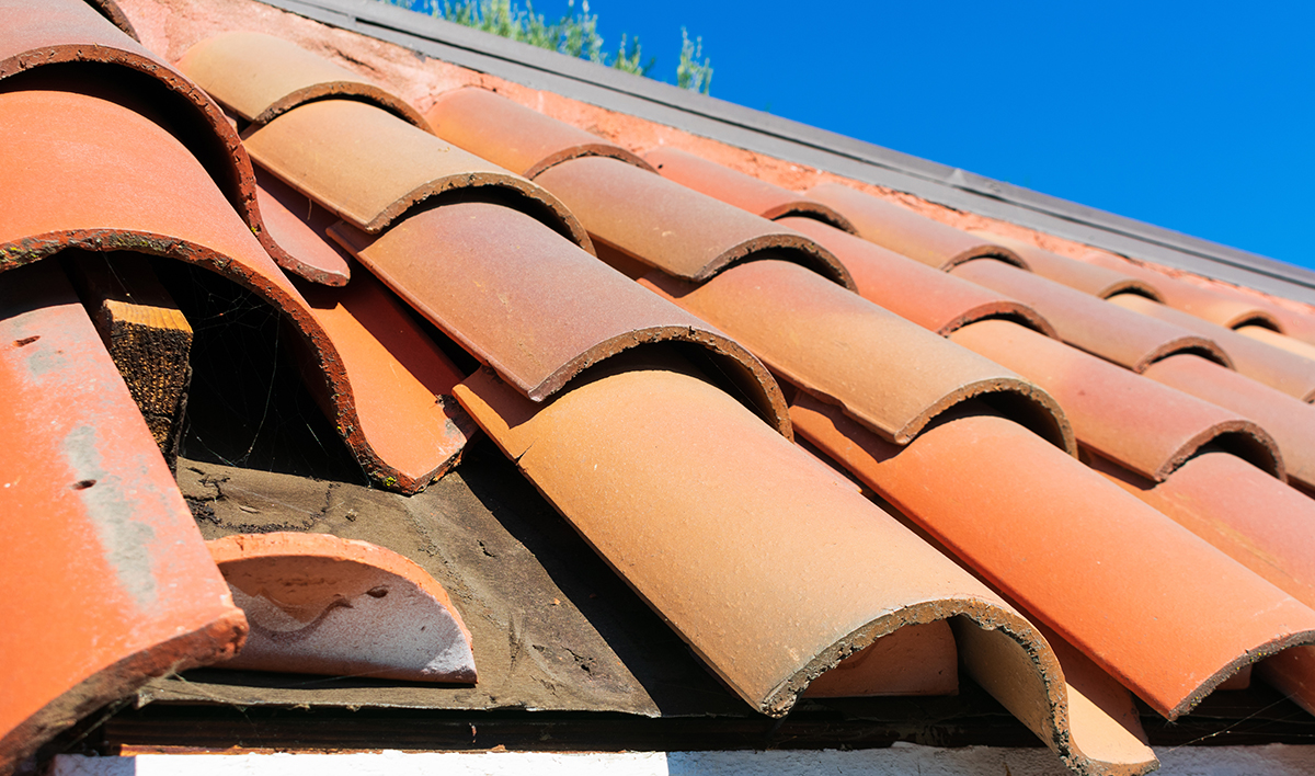 Missing Roof Clay Tile