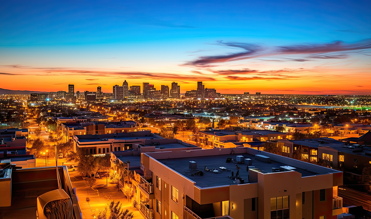 Phoenix At Sunset